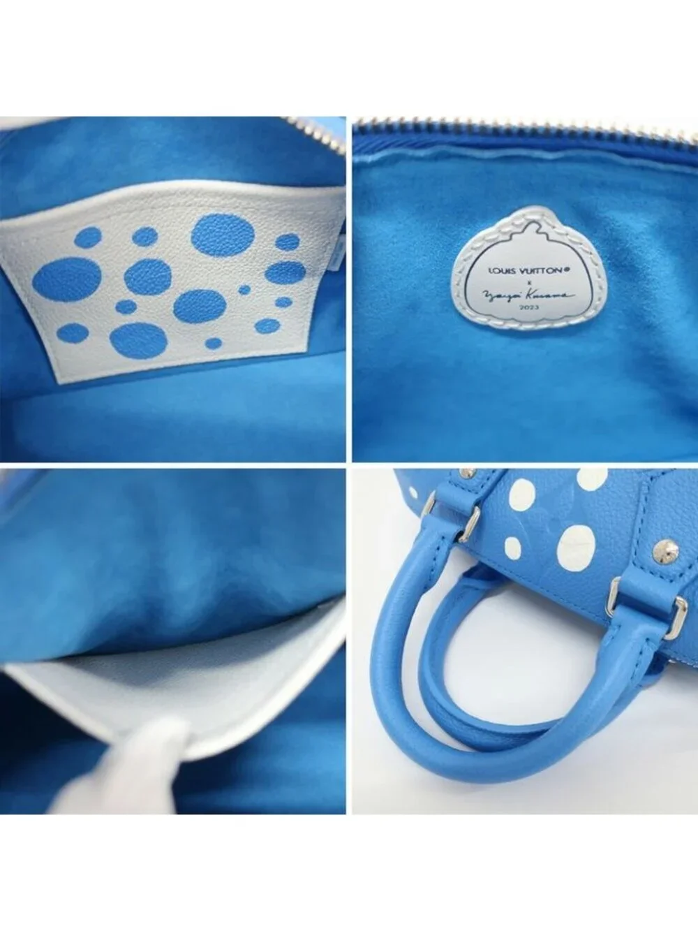 Louis Vuitton Lxyk Speedy Bandolier 20 Yayoi Kusama 2-Way Handbag